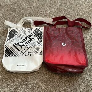 2 Lululemon Reusable bags
